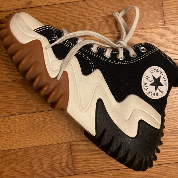 Converse Run Star Motion Hi Platform Sneaker Unisex M5.5/W7 - Picture 13 of 14